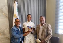 Miss Monte Plata, Gabriela Fabián, recibe respaldo de artesanos y autoridades locales rumbo al Miss República Dominicana 2026