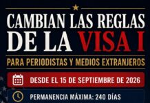 Estados Unidos cambia las reglas de permanencia para periodistas con visa I
